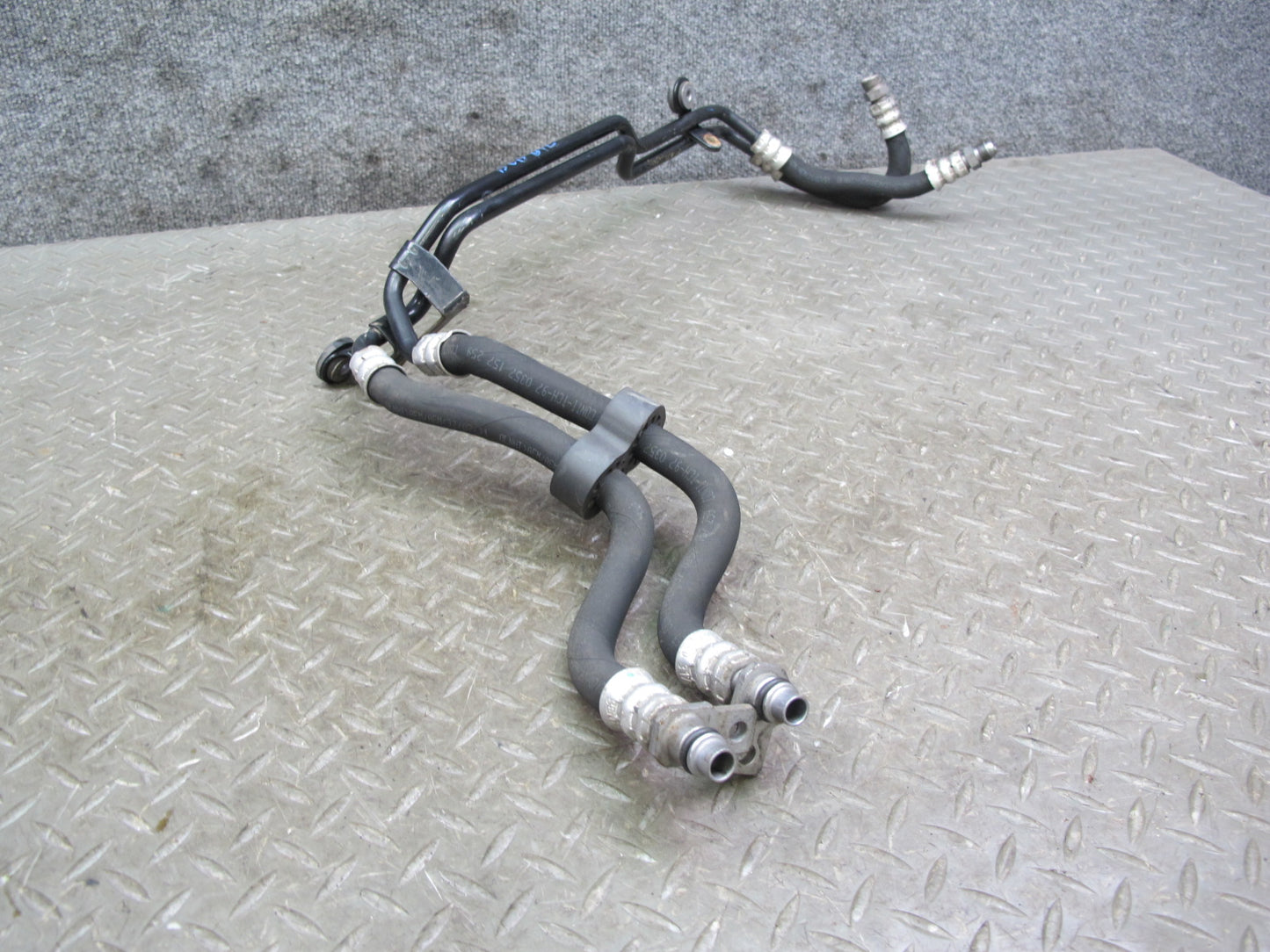 06-10 Bentley Continental GTC GT AWD Transmission Oil Cooler Hose Pipe Line Set