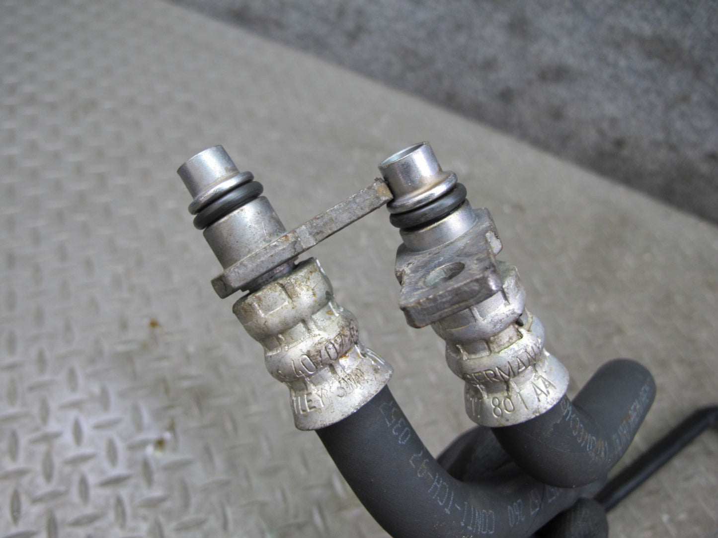 06-10 Bentley Continental GTC GT AWD Transmission Oil Cooler Hose Pipe Line Set