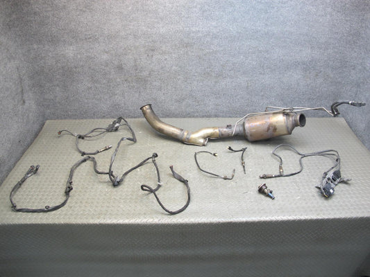 12-15 Mercedes W166 ML350 Diesel Exhaust Pipe O2 Oxygen Particulate Sensor Set
