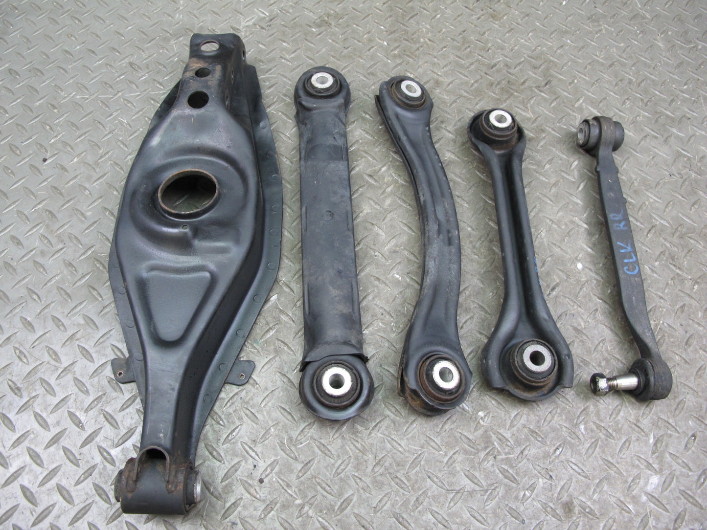05-11 Mercedes R171 Slk-class Set of 5 Rear Right Suspension Control Arm 98K OEM