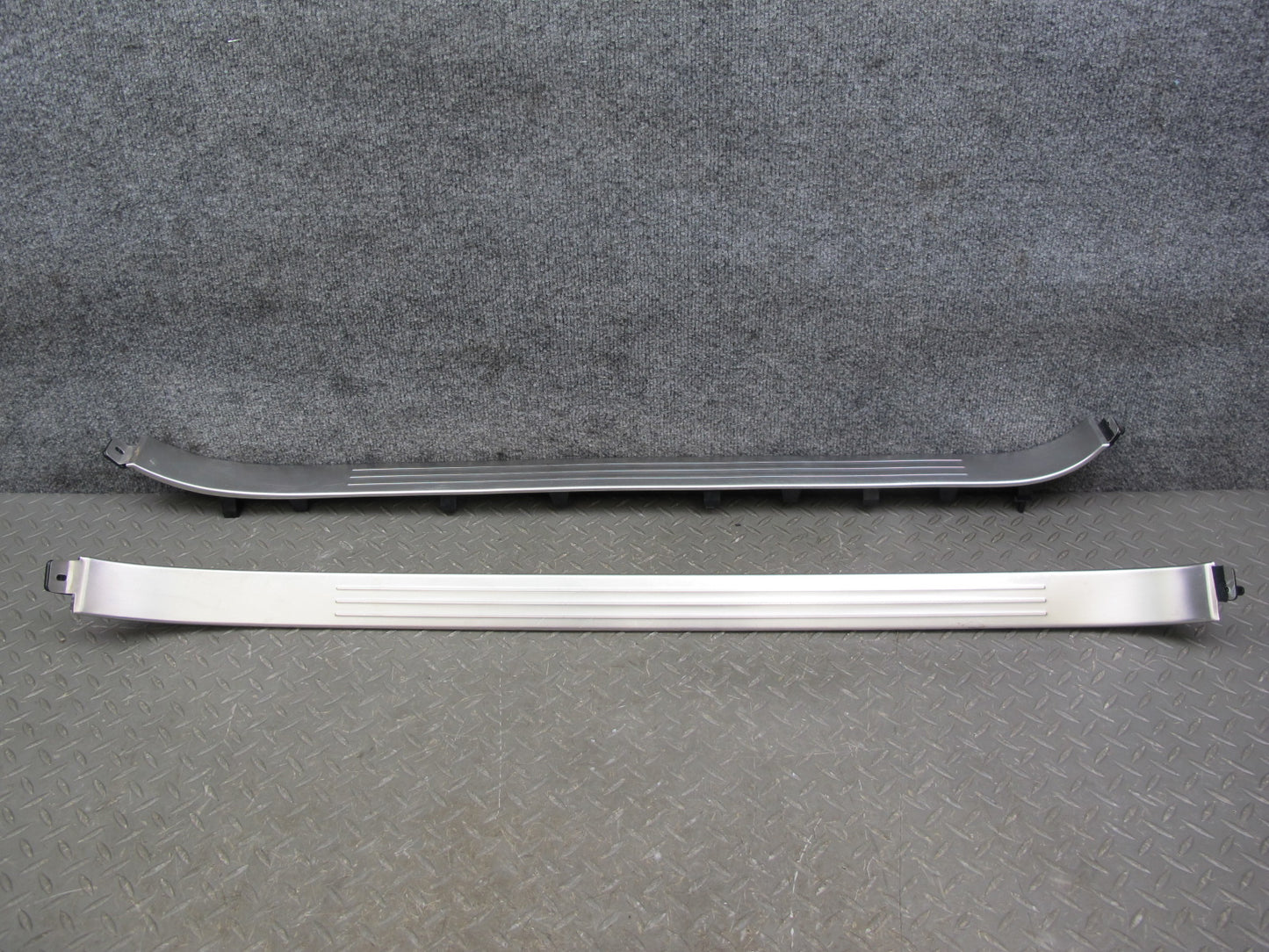 07-10 Bentley Continental GTC Door Scuff Sill Plate Trim Panel Set of 2