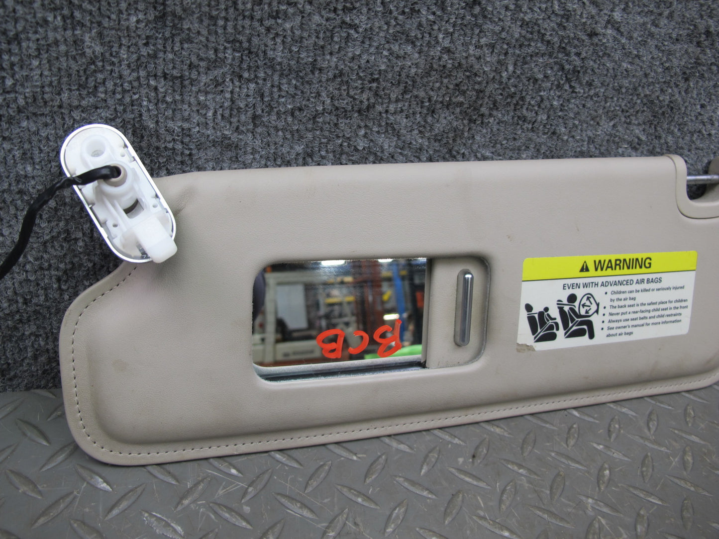 07-10 Bentley Continental GTC Front Left & Right Sun Visor Set of 2