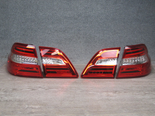 12-15 Mercedes W166 ML350 Rear Inner Outer Left & Right Side Tail Light Lamp Set