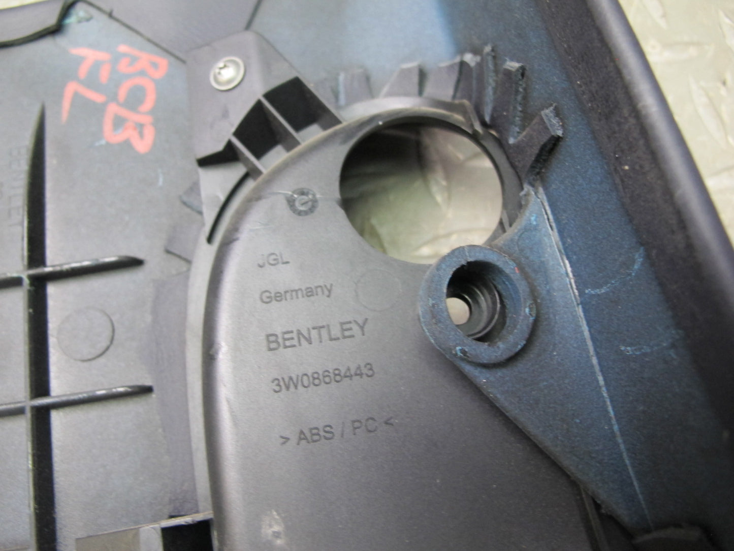 03-12 Bentley Continental GTC GT Front Kick Trim Cover Panel Set of 2