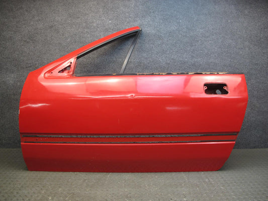 1988 Mazda RX7 Convertible Left Driver Door Shell Panel RED OEM