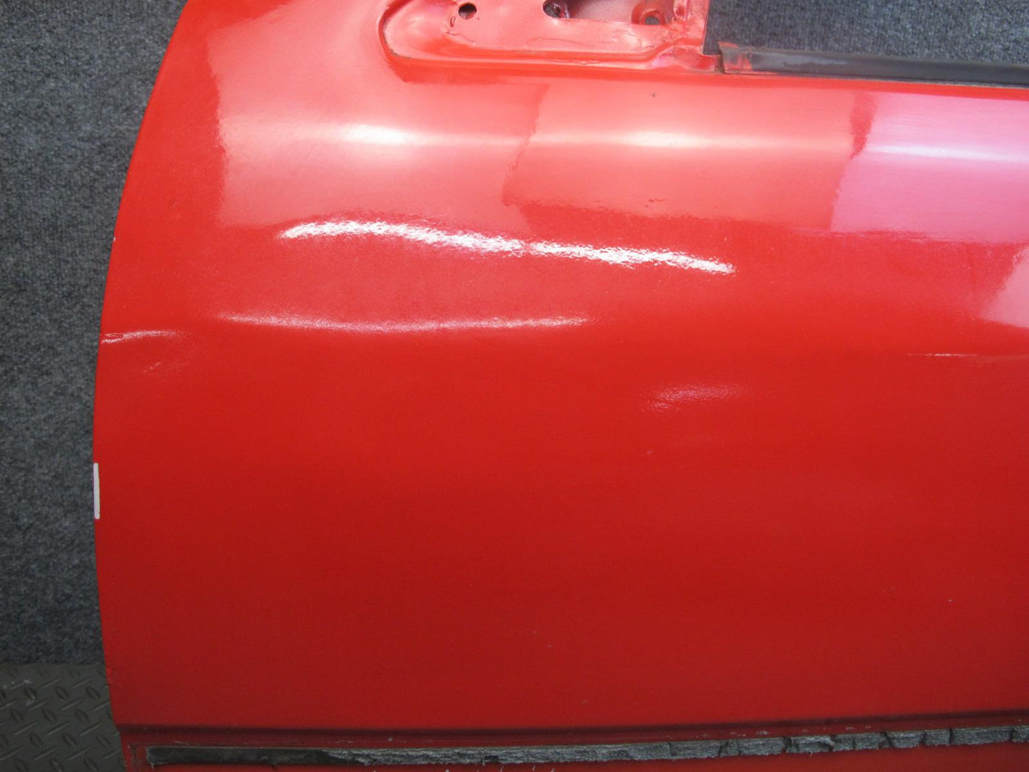 1988 Mazda RX7 Convertible Left Driver Door Shell Panel RED OEM