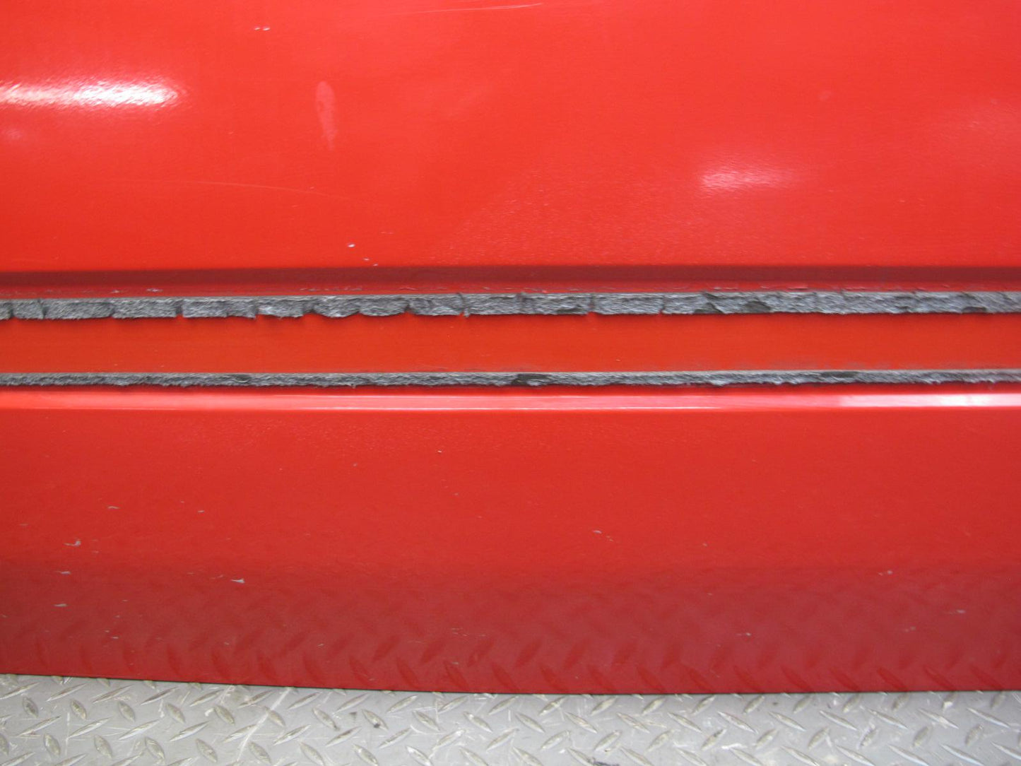 1988 Mazda RX7 Convertible Left Driver Door Shell Panel RED OEM
