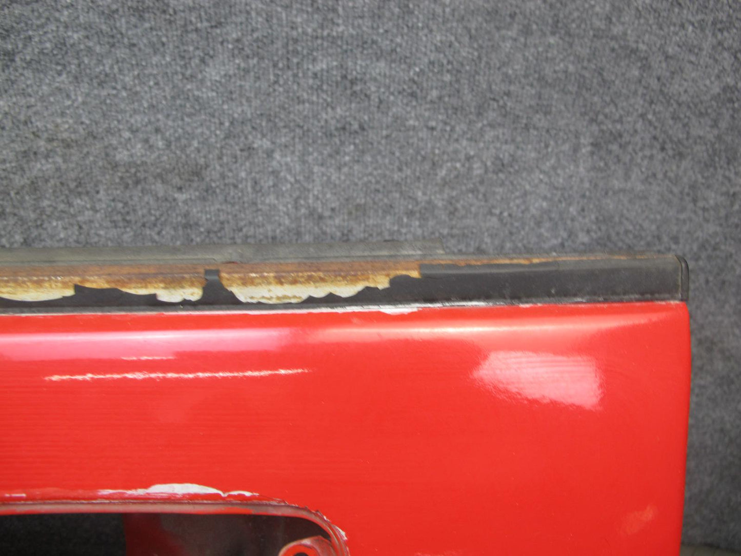 1988 Mazda RX7 Convertible Left Driver Door Shell Panel RED OEM