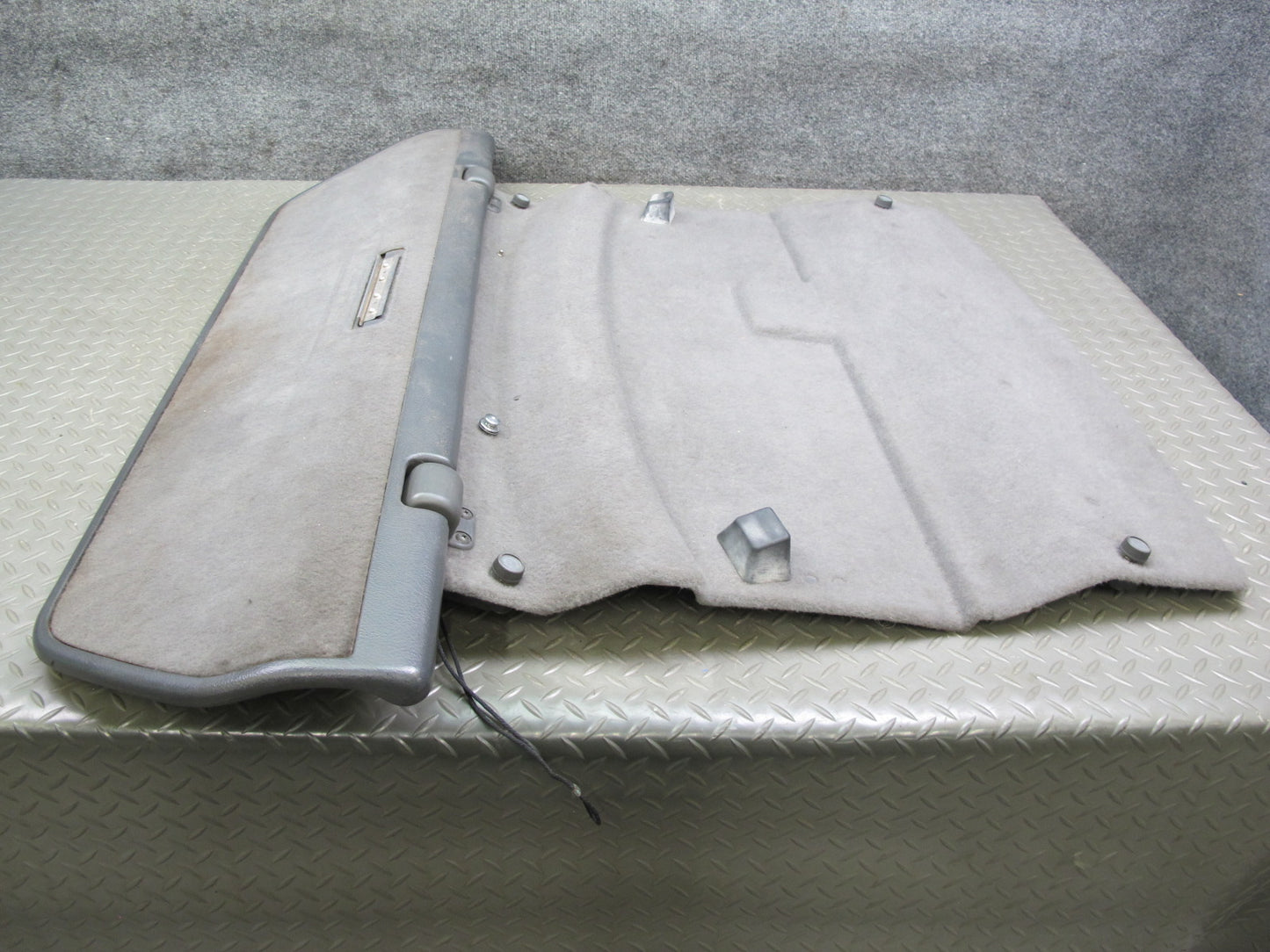 88-91 Mazda RX7 Convertible Rear Trunk Cargo Cover Wind Deflector Gray OEM