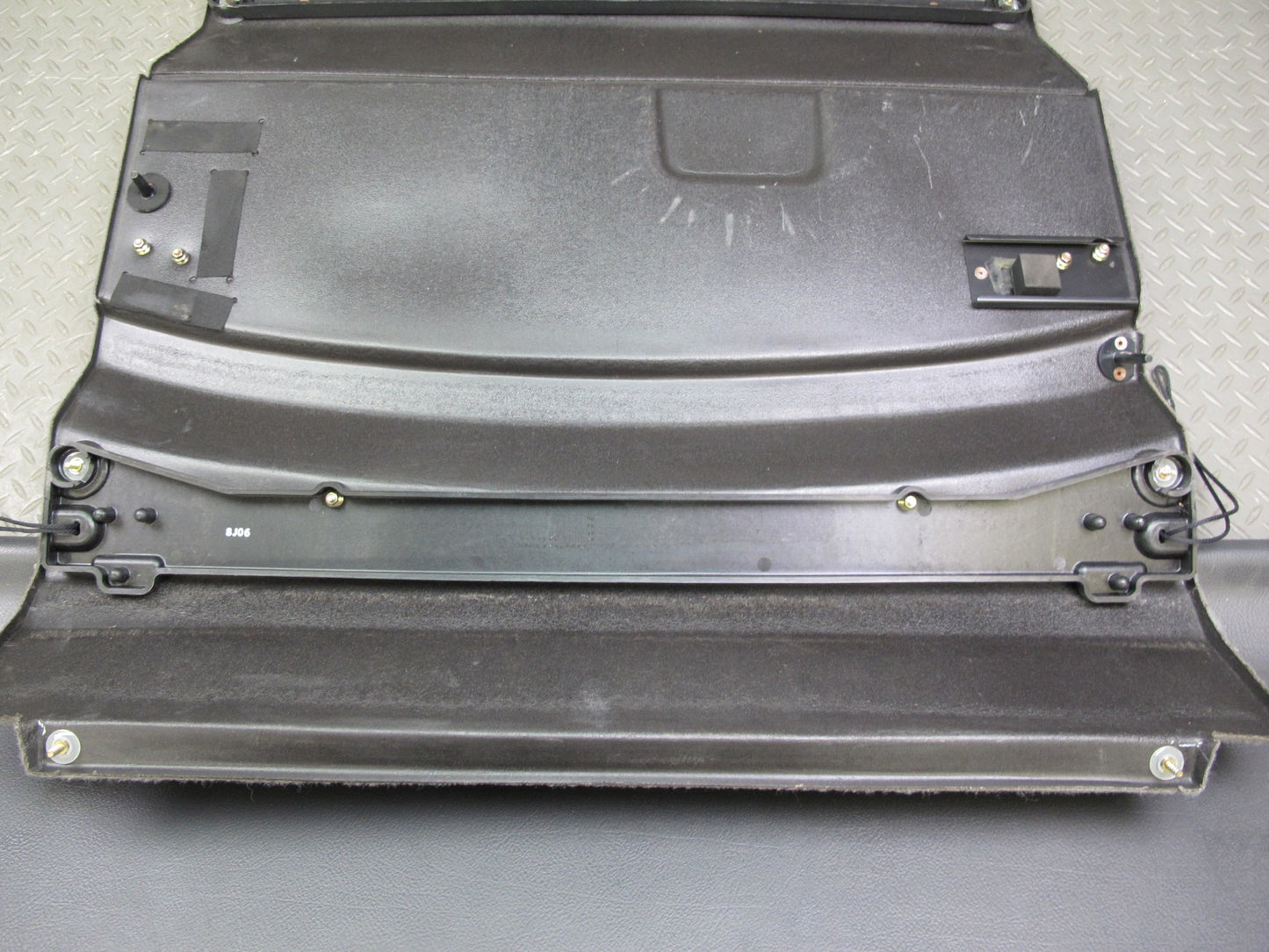 88-91 Mazda RX7 Convertible Rear Trunk Cargo Cover Wind Deflector Gray OEM