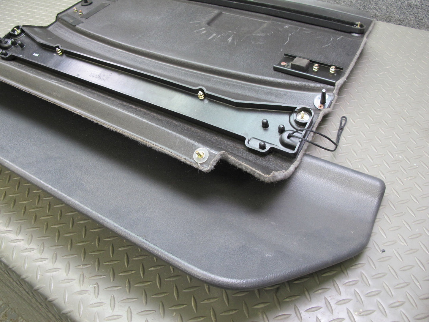 88-91 Mazda RX7 Convertible Rear Trunk Cargo Cover Wind Deflector Gray OEM