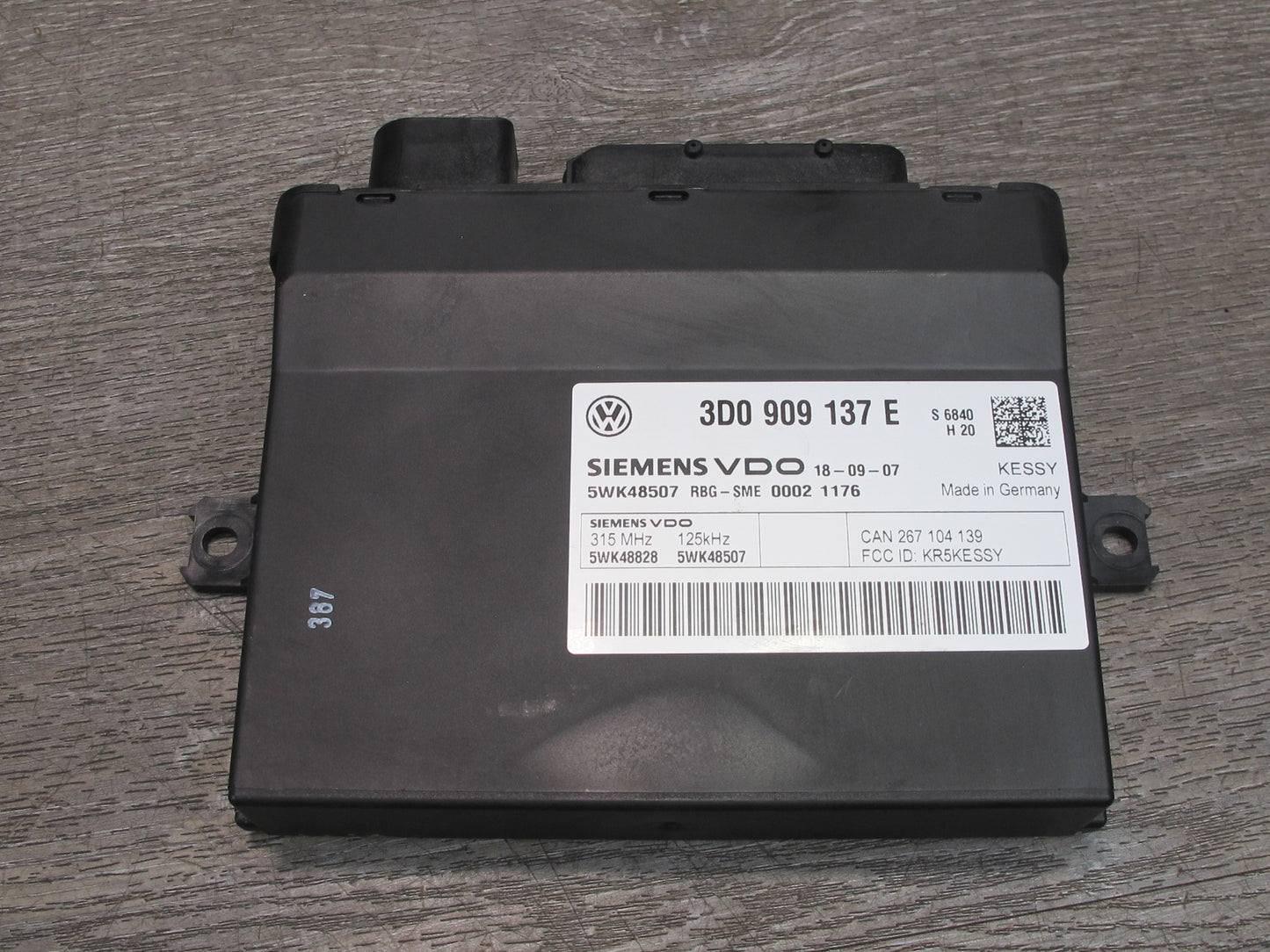 2008 Bentley Continental GTC 6.0 BWR Engine ECU ECM Keyless Ignition Lock Set