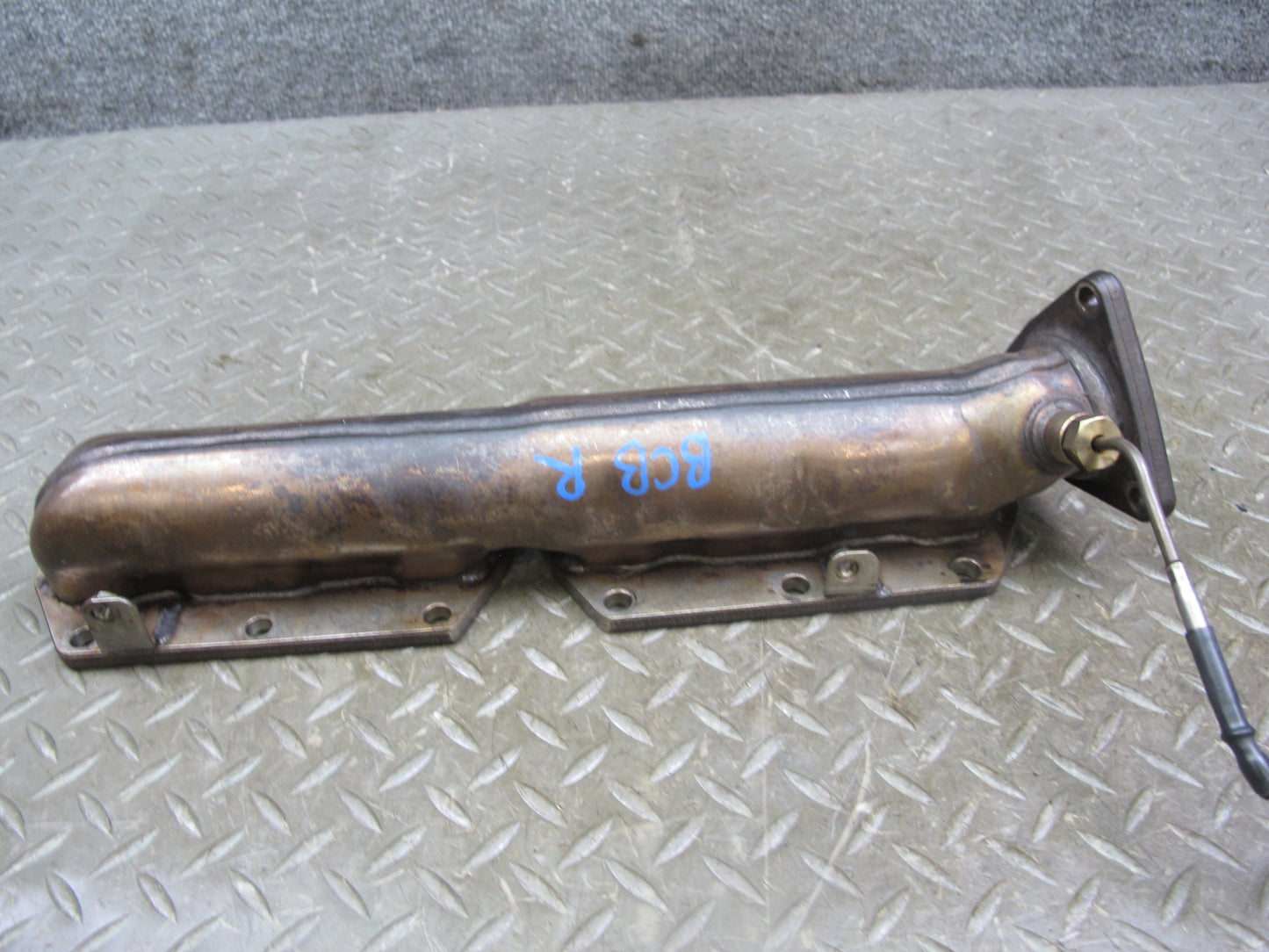 03-12 Bentley Continental GTC GT Flying Spur 6.0 Right Exhaust Manifold w Sensor