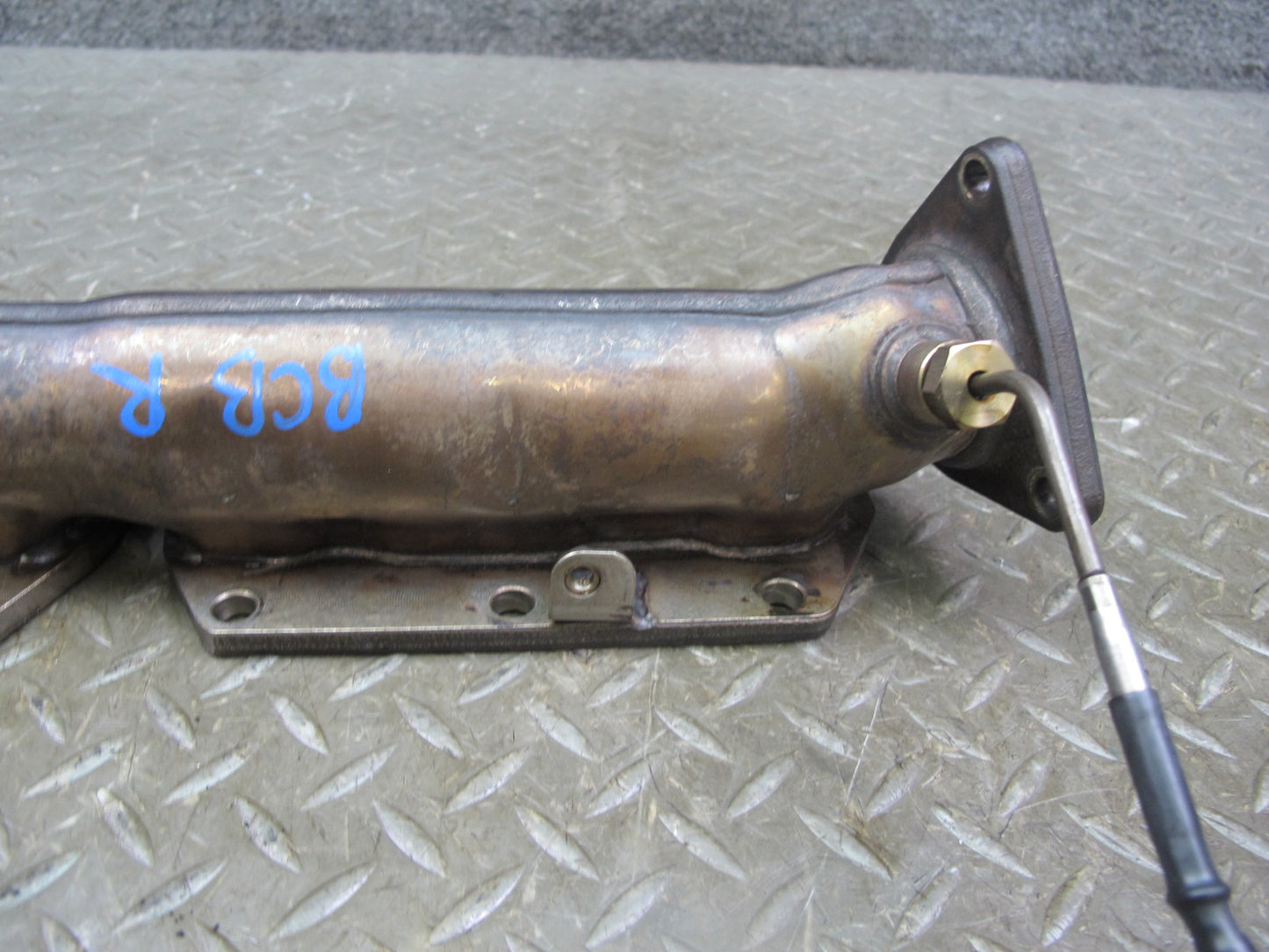 03-12 Bentley Continental GTC GT Flying Spur 6.0 Right Exhaust Manifold w Sensor