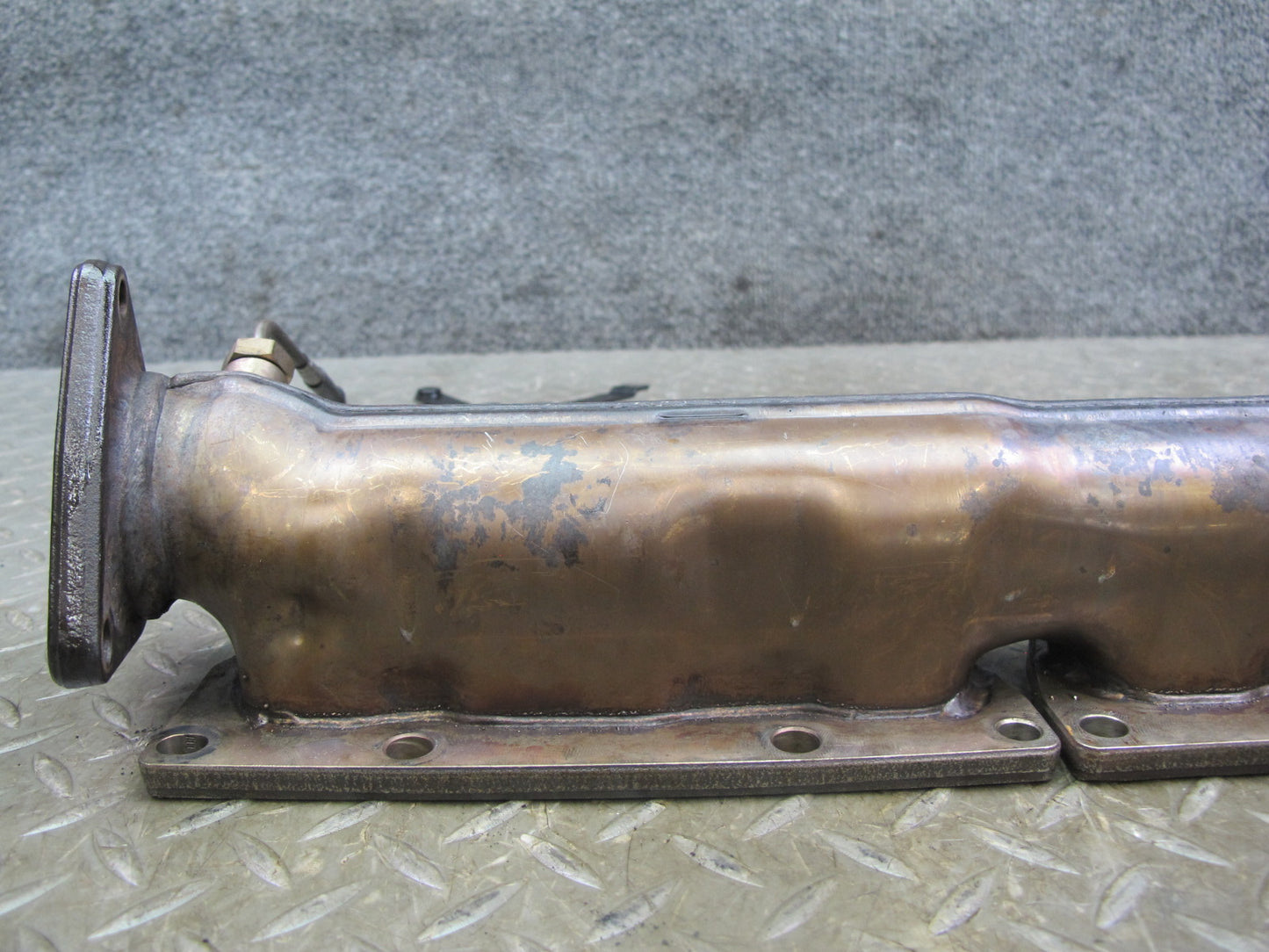 03-12 Bentley Continental GTC GT Flying Spur 6.0 Right Exhaust Manifold w Sensor