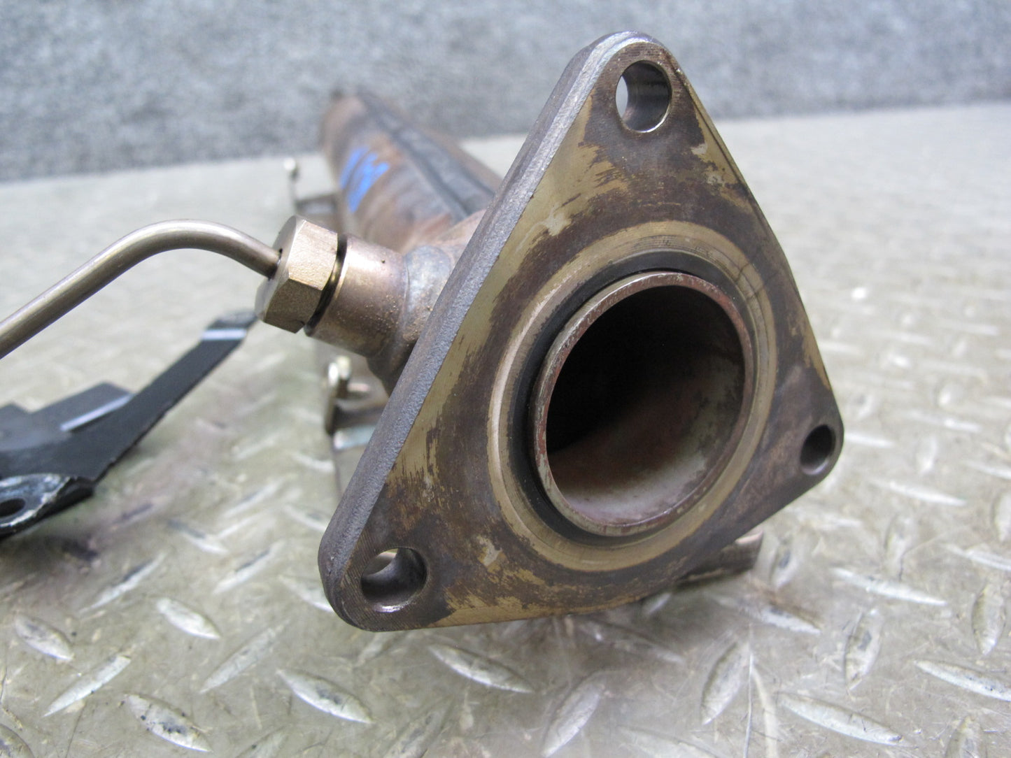 03-12 Bentley Continental GTC GT Flying Spur 6.0 Right Exhaust Manifold w Sensor
