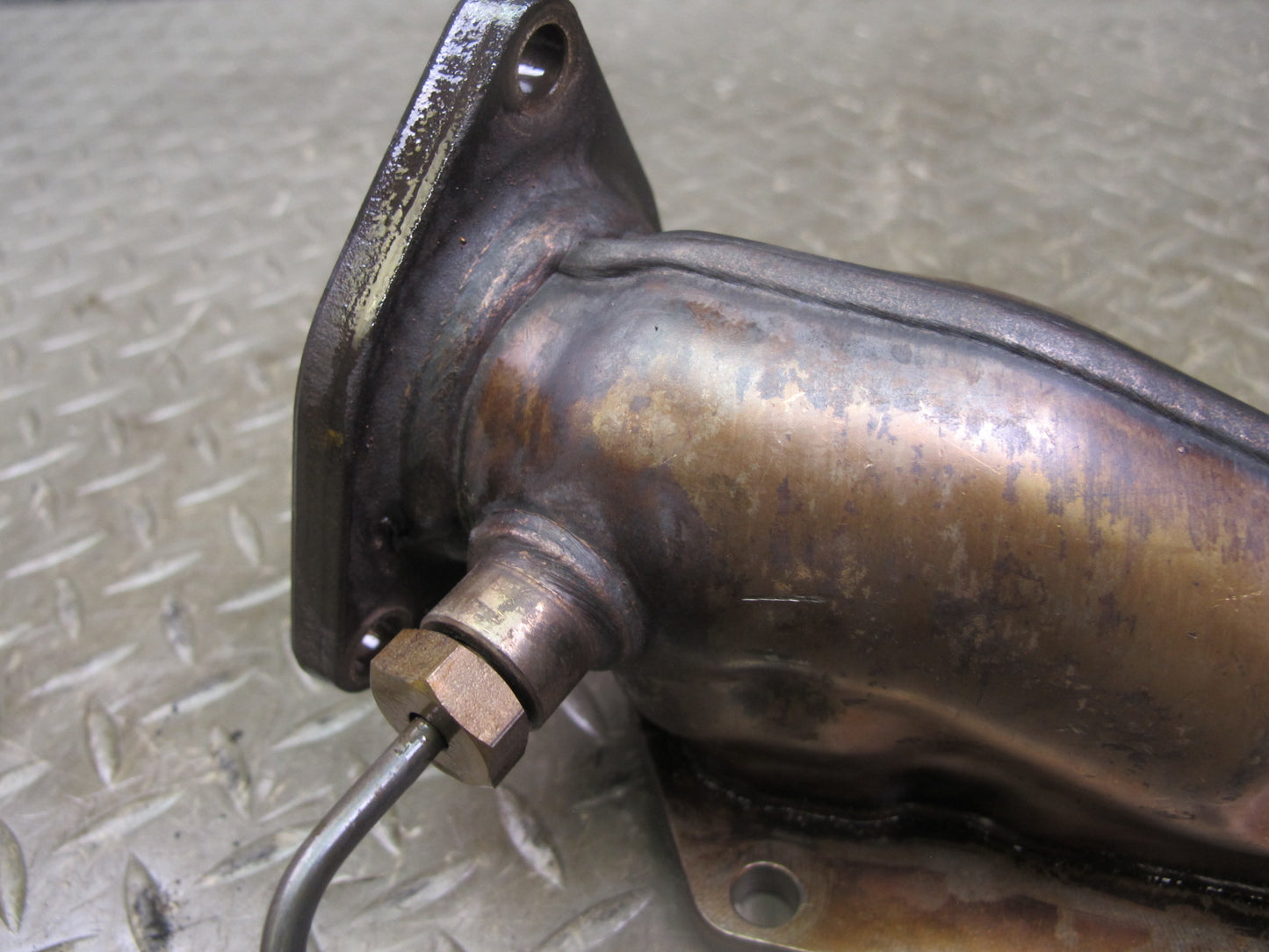 03-12 Bentley Continental GTC GT Flying Spur 6.0 Left Exhaust Manifold w Sensor