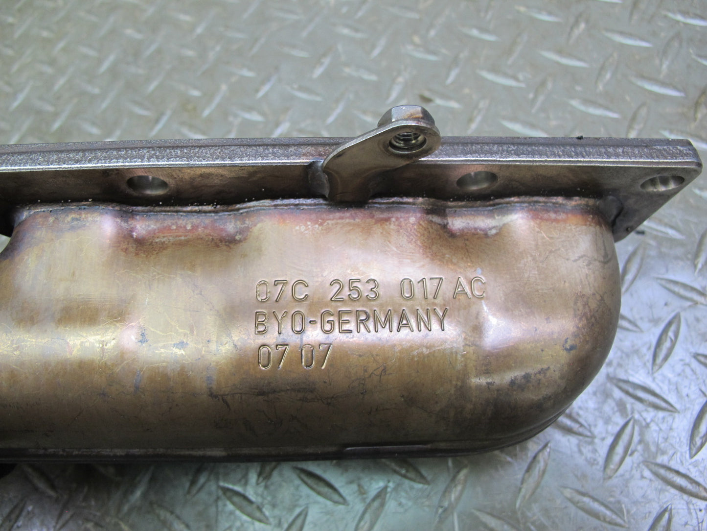 03-12 Bentley Continental GTC GT Flying Spur 6.0 Left Exhaust Manifold w Sensor