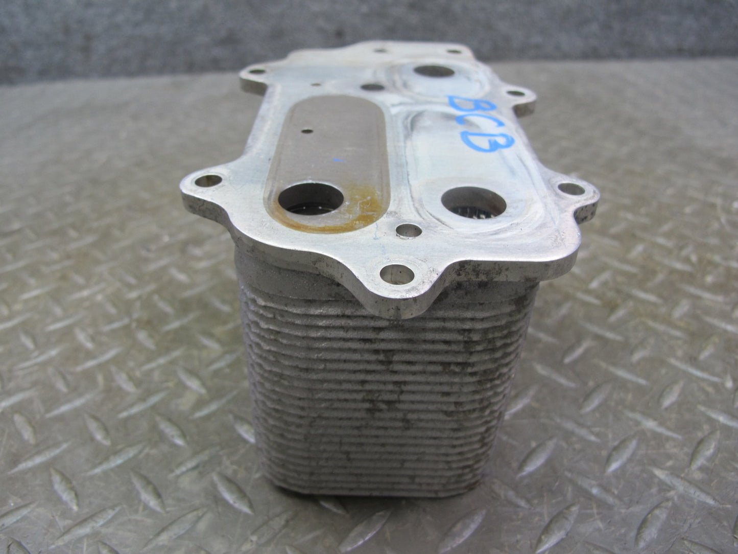 07-10 Bentley Continental GTC GT Engine Oil Cooler Heat Exchanger 07C117037K