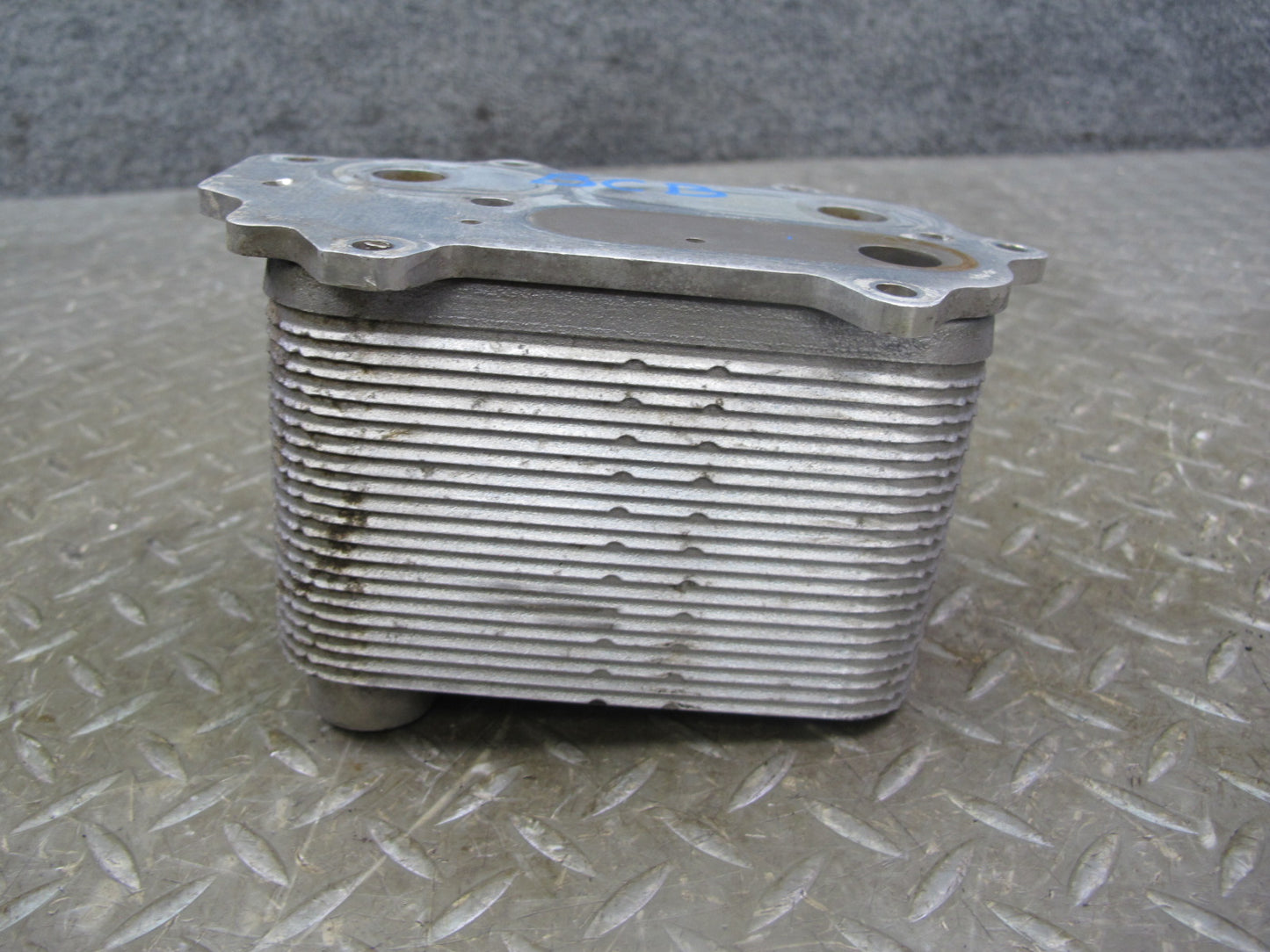 07-10 Bentley Continental GTC GT Engine Oil Cooler Heat Exchanger 07C117037K