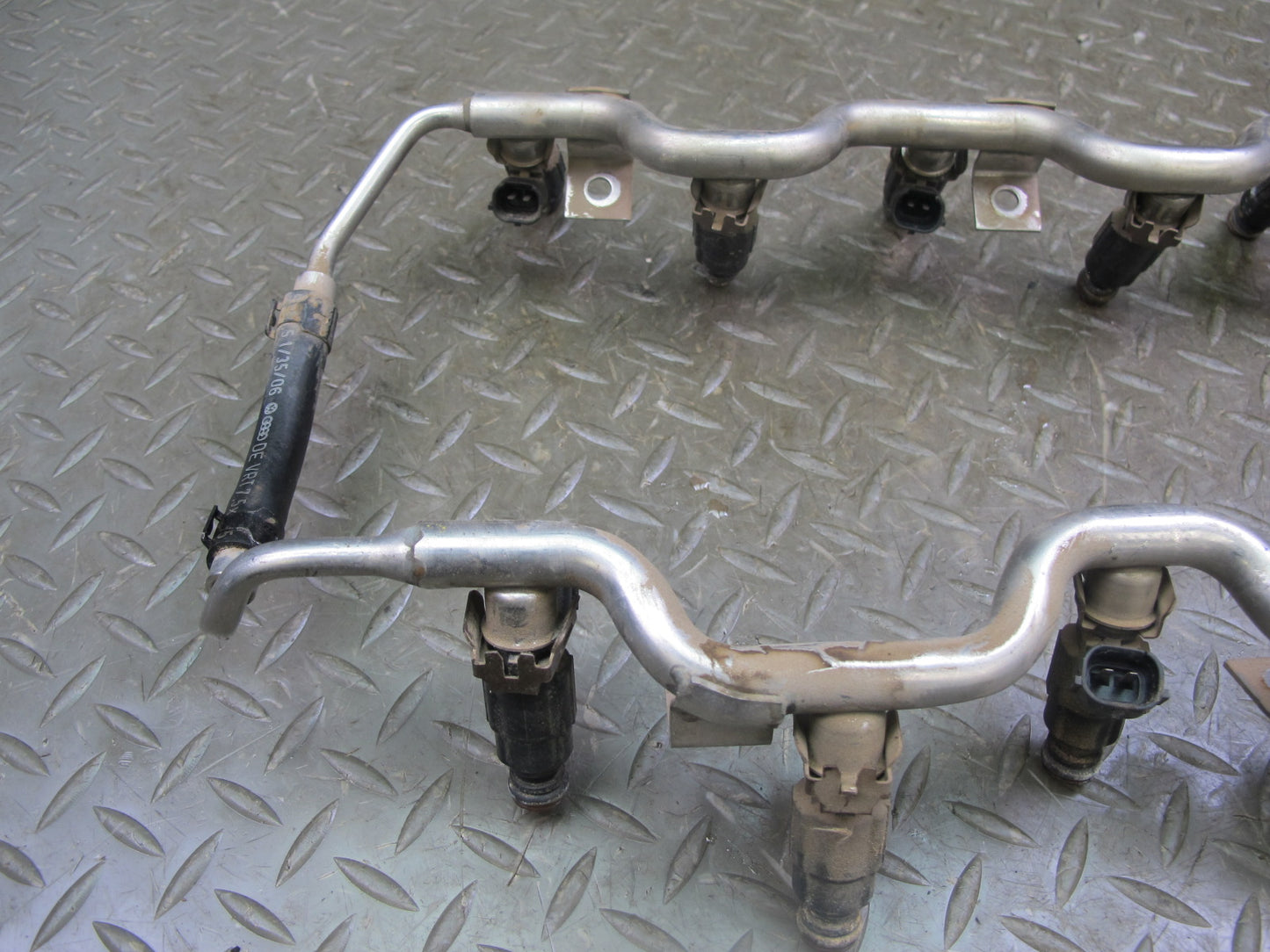 03-10 Bentley Continental GTC GT Flying Spur 6.0L Fuel Rail Injector Set 37k