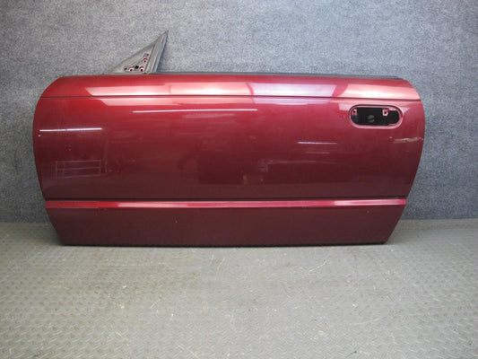02-05 Ford Thunderbird Front Left Driver Door Shell Panel Maroon OEM