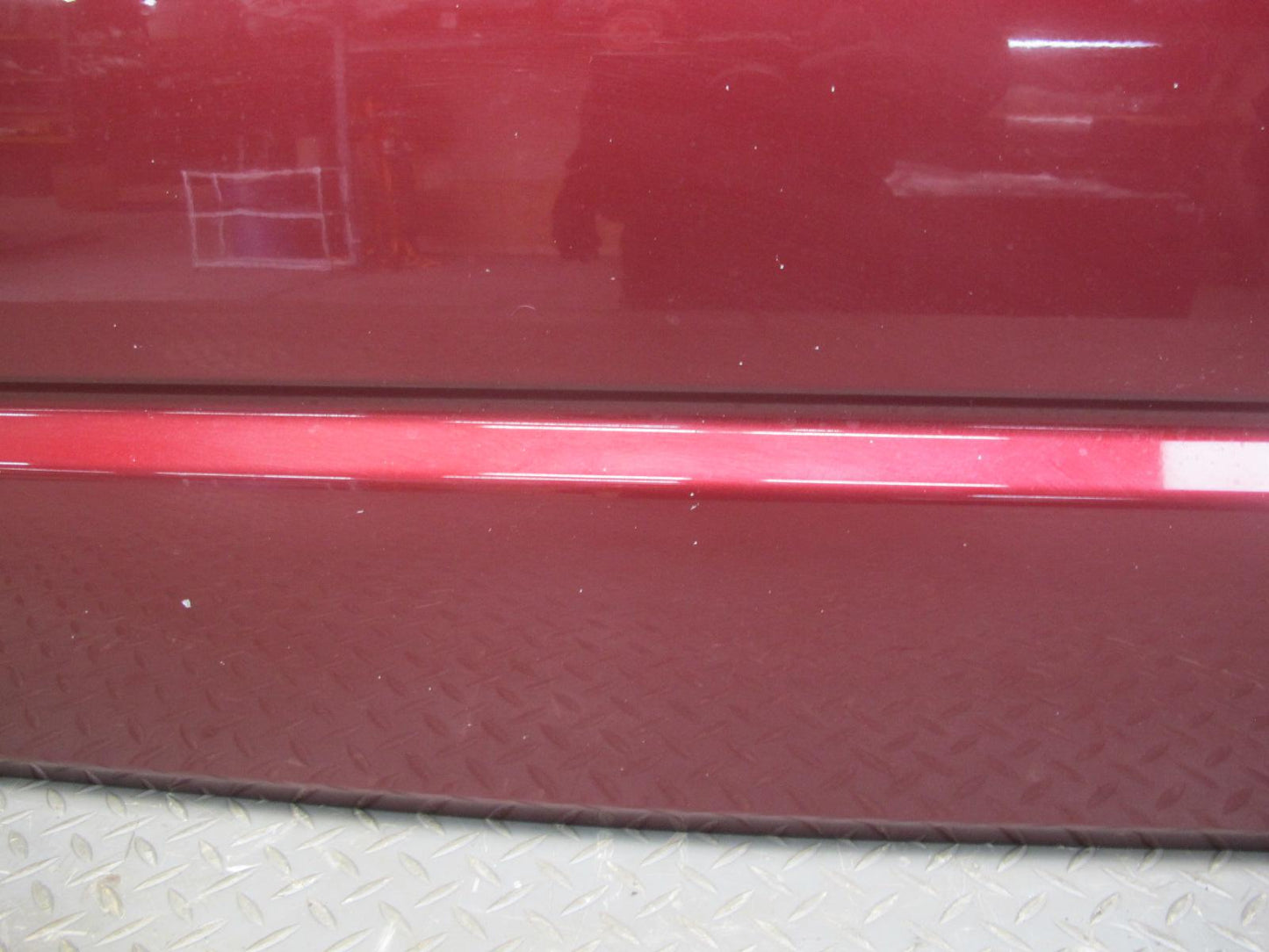02-05 Ford Thunderbird Front Left Driver Door Shell Panel Maroon OEM