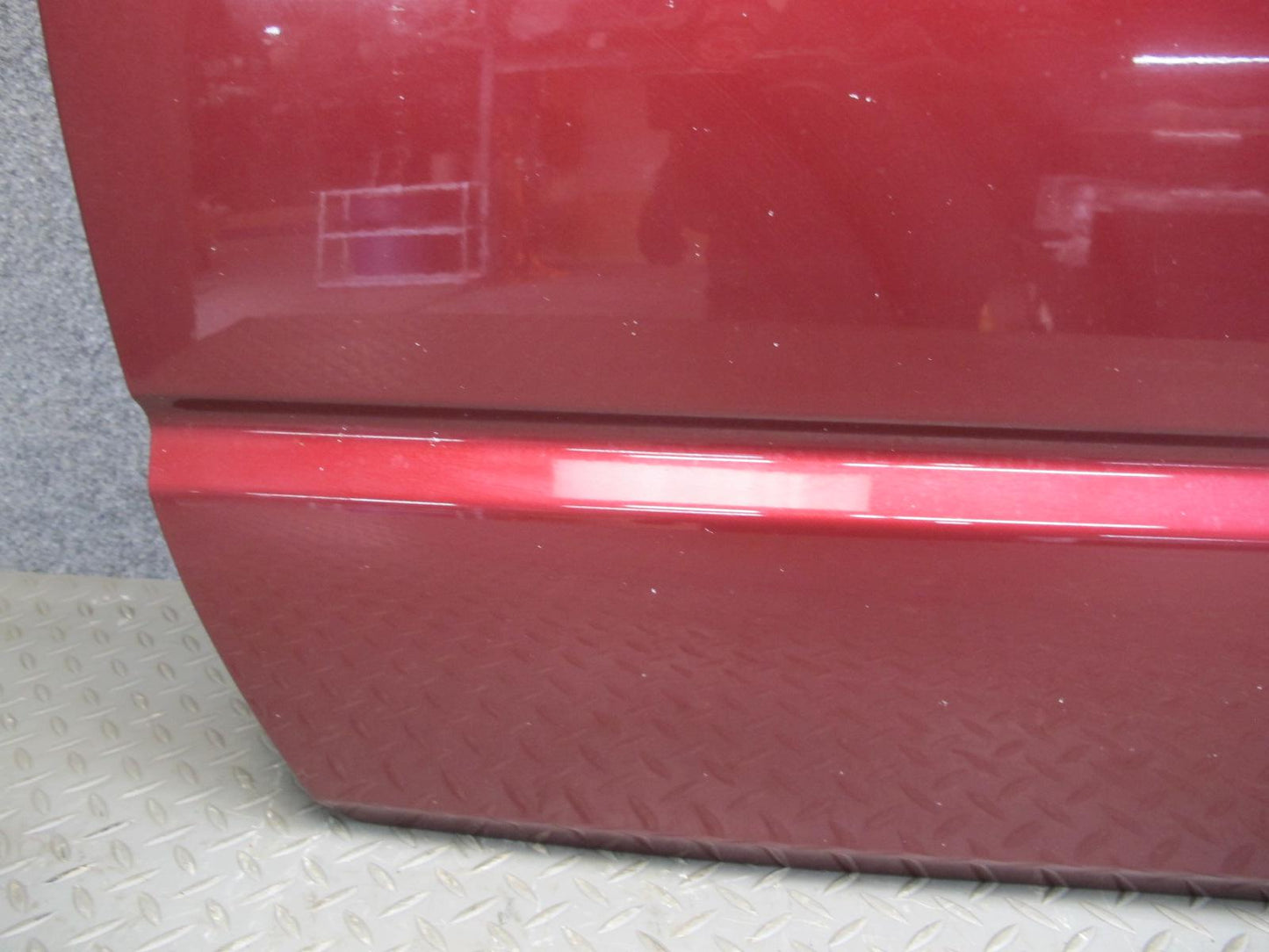 02-05 Ford Thunderbird Front Left Driver Door Shell Panel Maroon OEM