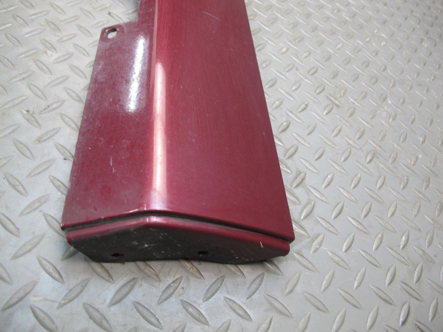 02-05 Ford Thunderbird Left Right Side Skirt Rocker Panel Molding Set Maroon OEM
