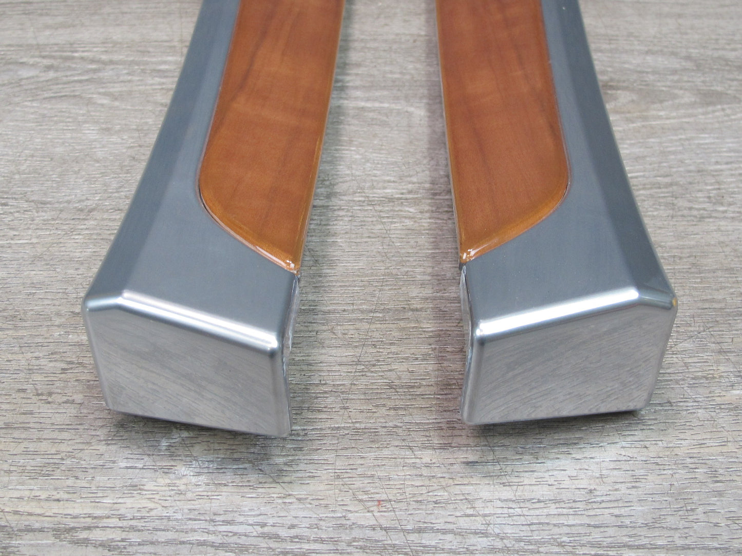 13-16 Porsche Panamera 970 Dash Console Front & Rear Door Panel Trim Wood Set
