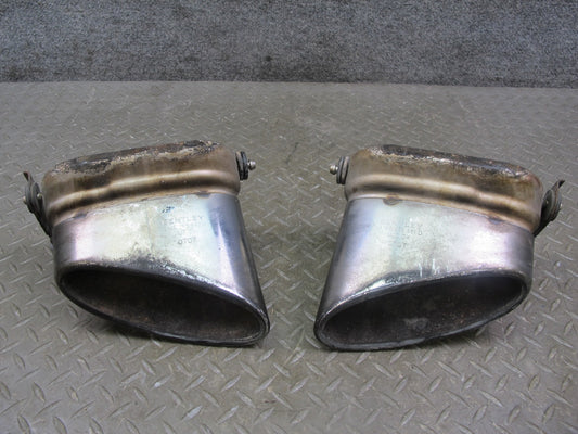03-12 Bentley Continental GTC GT 6.0L Rear Left & Right Exhaust Muffler Tips Set