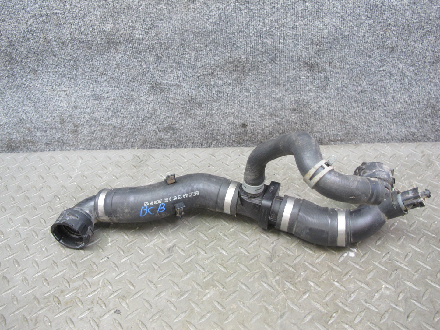 03-10 Bentley Continental GTC GT 6.0L Engine Coolant Hose Pipe Line Set