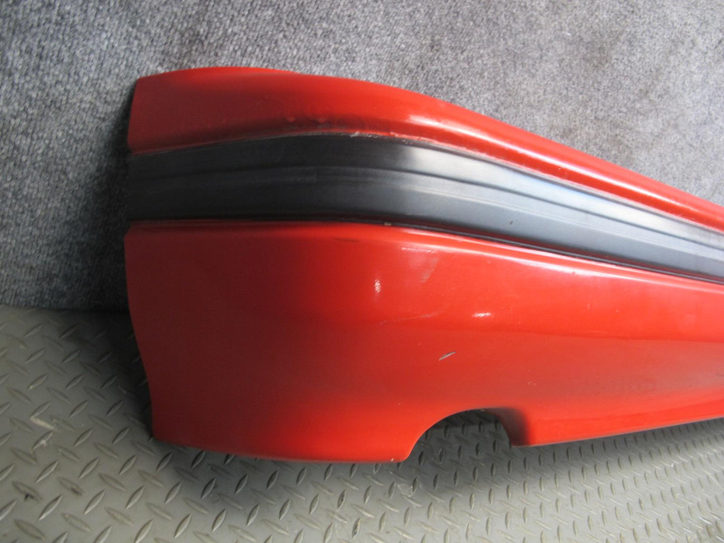 86-88 Mazda RX7 Rear Bumper Cover Dual Exhaust w Impact Foam Absorber OEM