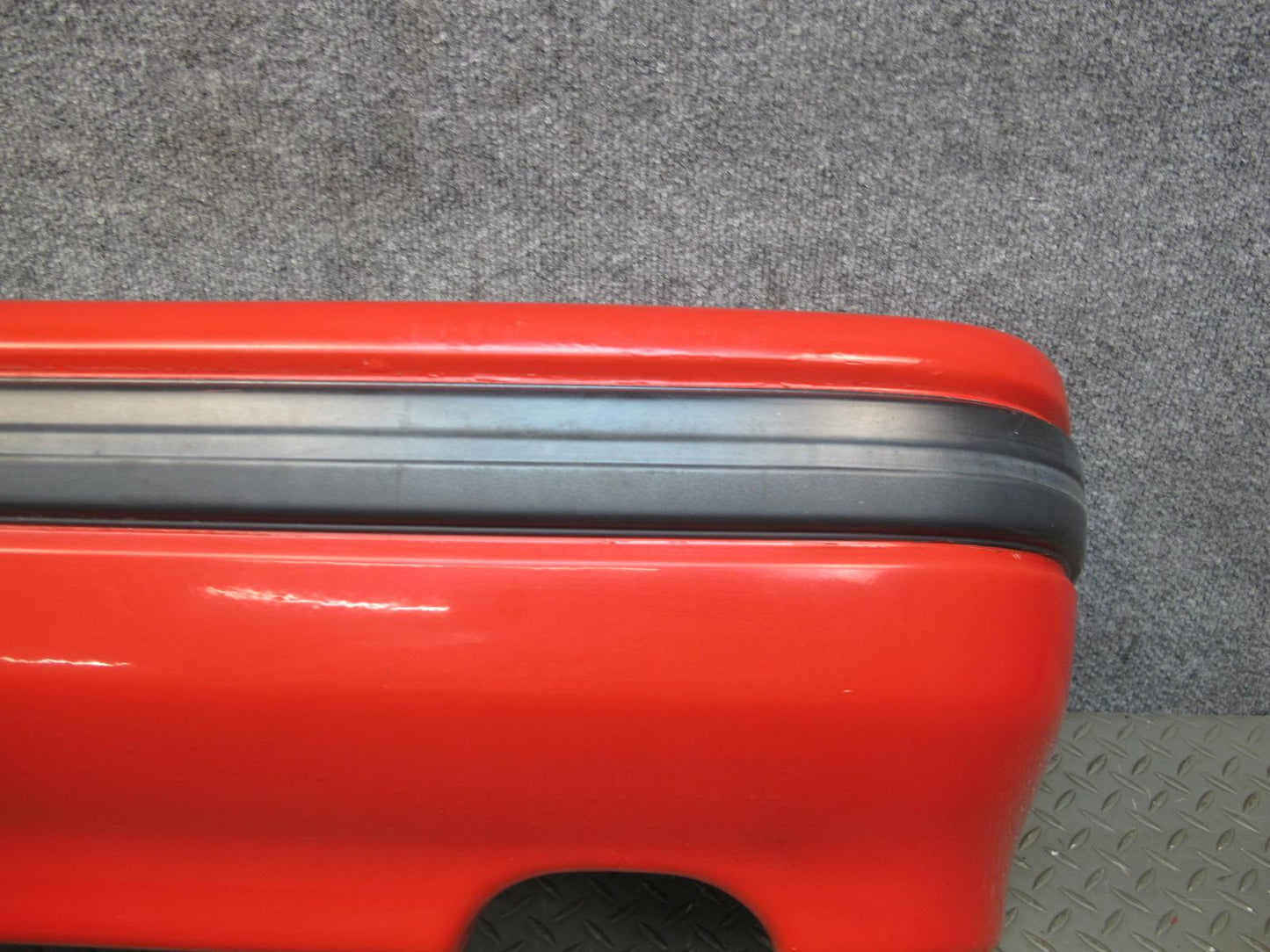 86-88 Mazda RX7 Rear Bumper Cover Dual Exhaust w Impact Foam Absorber OEM
