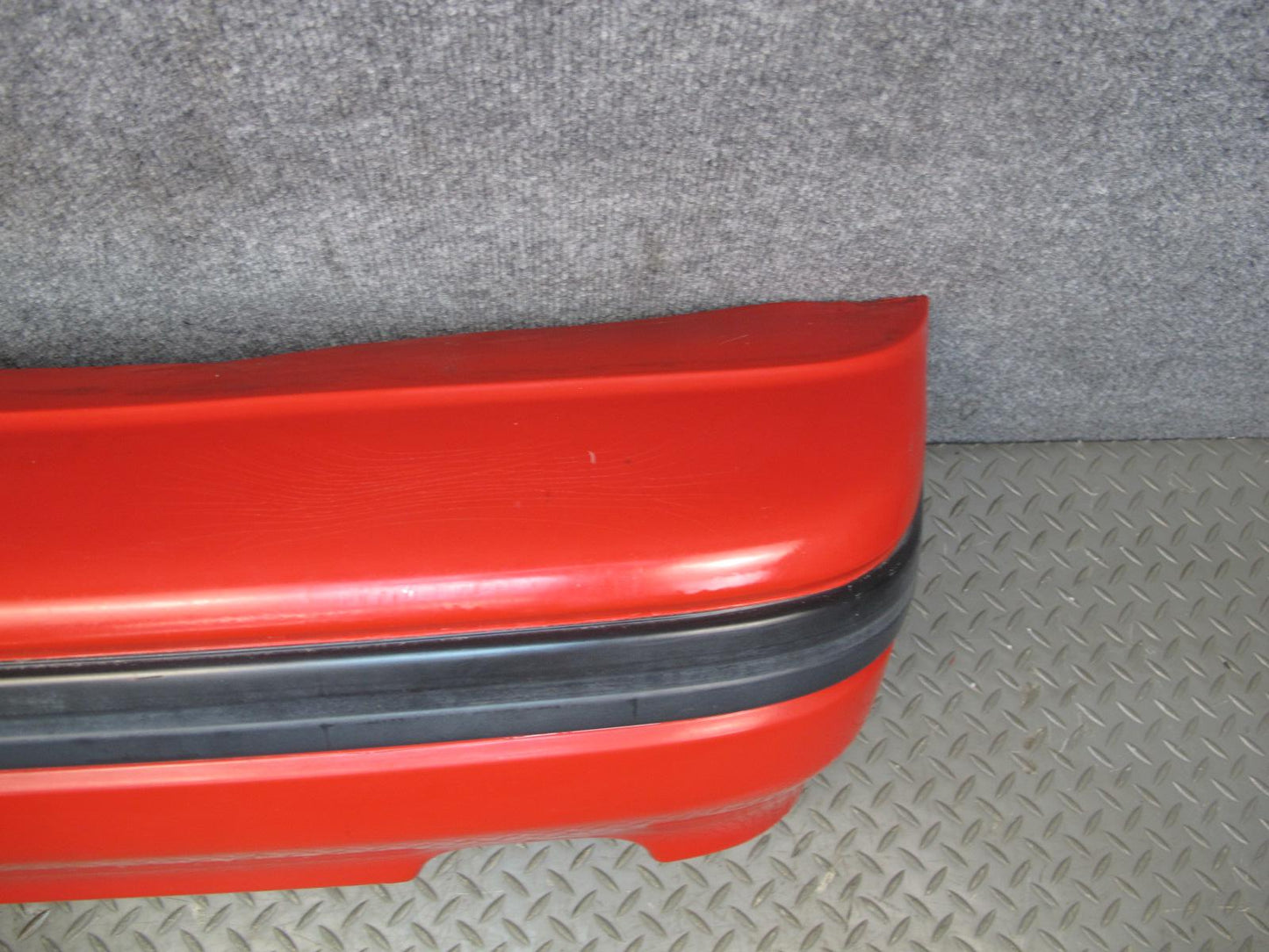 86-88 Mazda RX7 Rear Bumper Cover Dual Exhaust w Impact Foam Absorber OEM