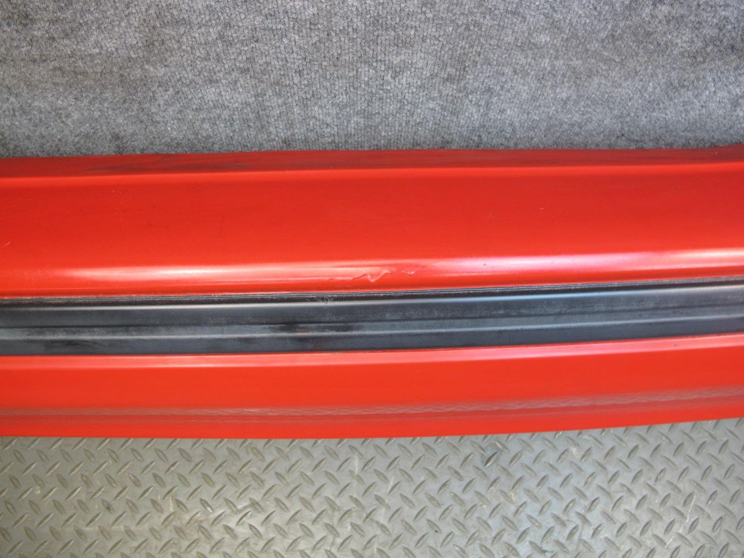 86-88 Mazda RX7 Rear Bumper Cover Dual Exhaust w Impact Foam Absorber OEM
