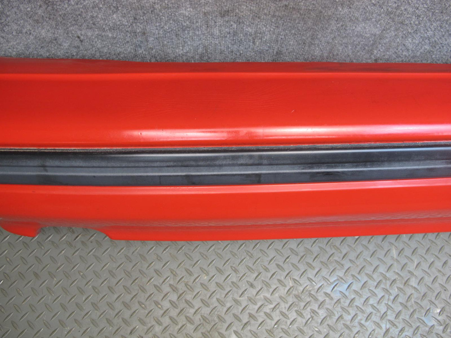 86-88 Mazda RX7 Rear Bumper Cover Dual Exhaust w Impact Foam Absorber OEM