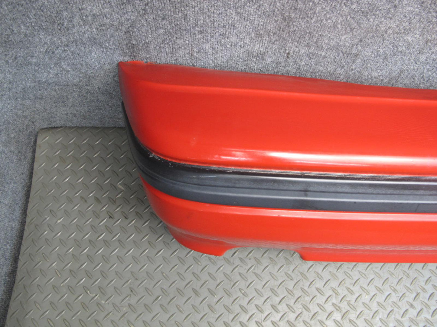 86-88 Mazda RX7 Rear Bumper Cover Dual Exhaust w Impact Foam Absorber OEM
