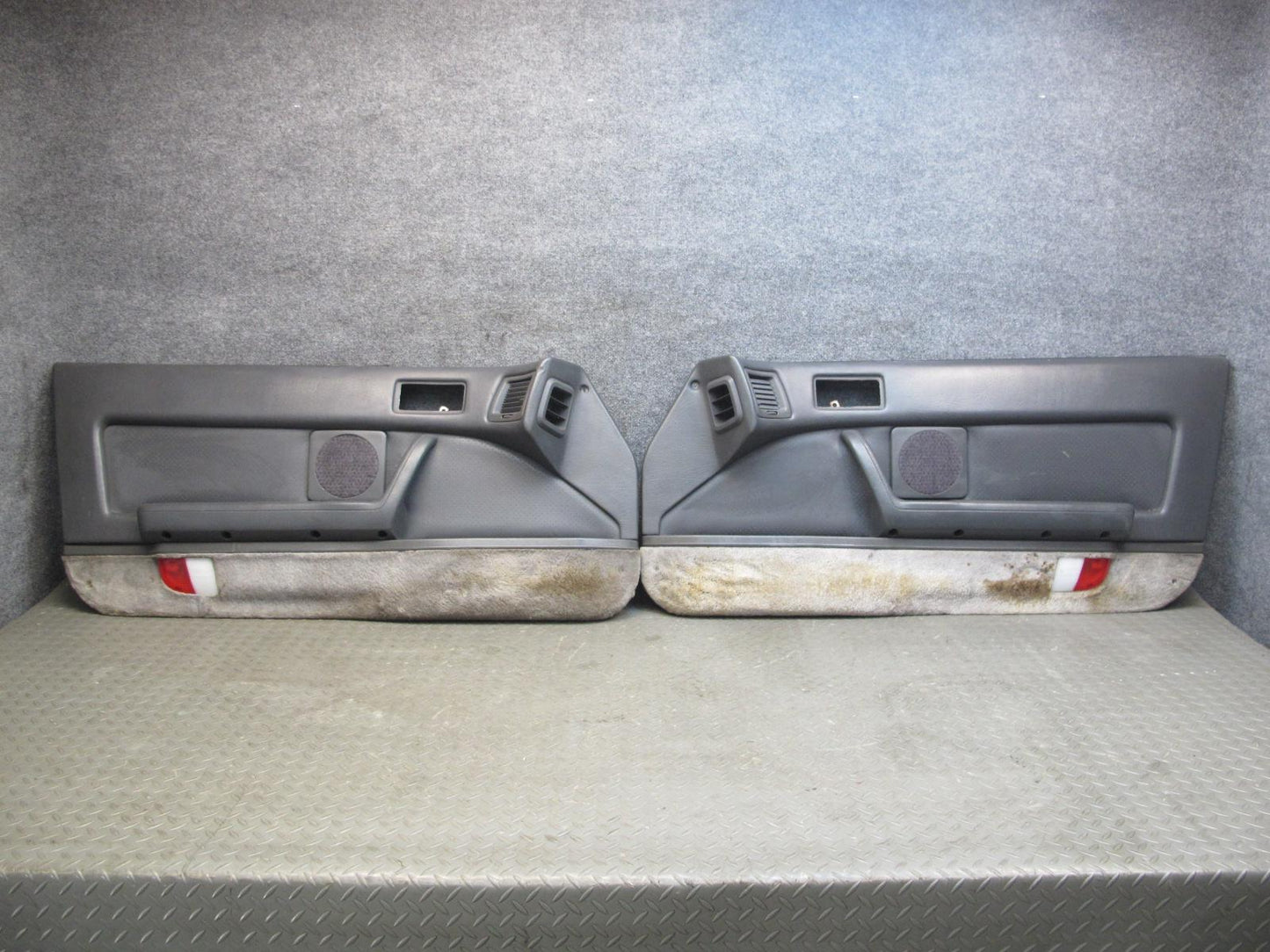 1988 Mazda RX7 Convertible Left & Right Door Interior Trim Cover Panel Set OEM