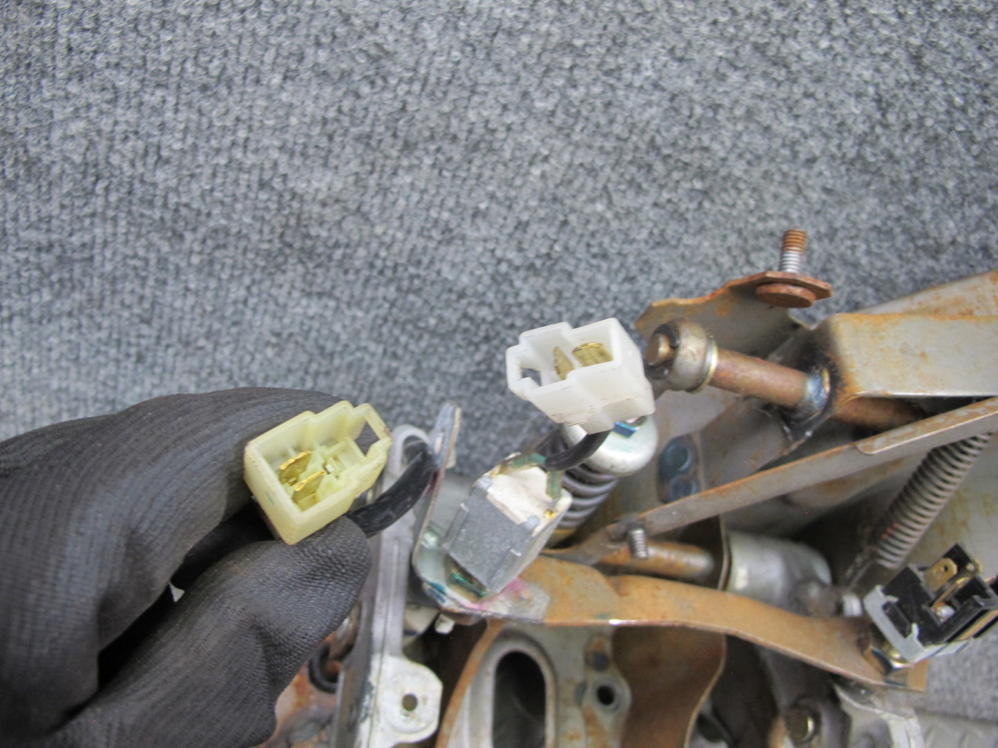 86-88 Mazda RX7 FC3S M/T Gas Acceleration Brake Clutch Pedal Set OEM