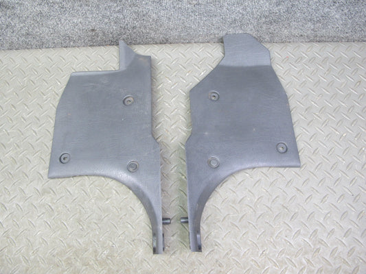88-91 Mazda RX7 FC3S Convertible Front Left & Right Kick Trim Panel Set Gray OEM