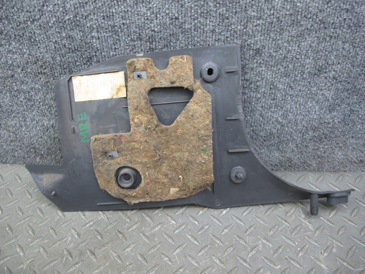 88-91 Mazda RX7 FC3S Convertible Front Left & Right Kick Trim Panel Set Gray OEM