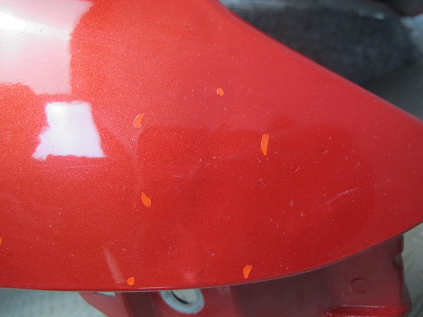 04-08 Mazda RX8 Front Right Passenger Side Fender Shell Panel Cover RED OEM