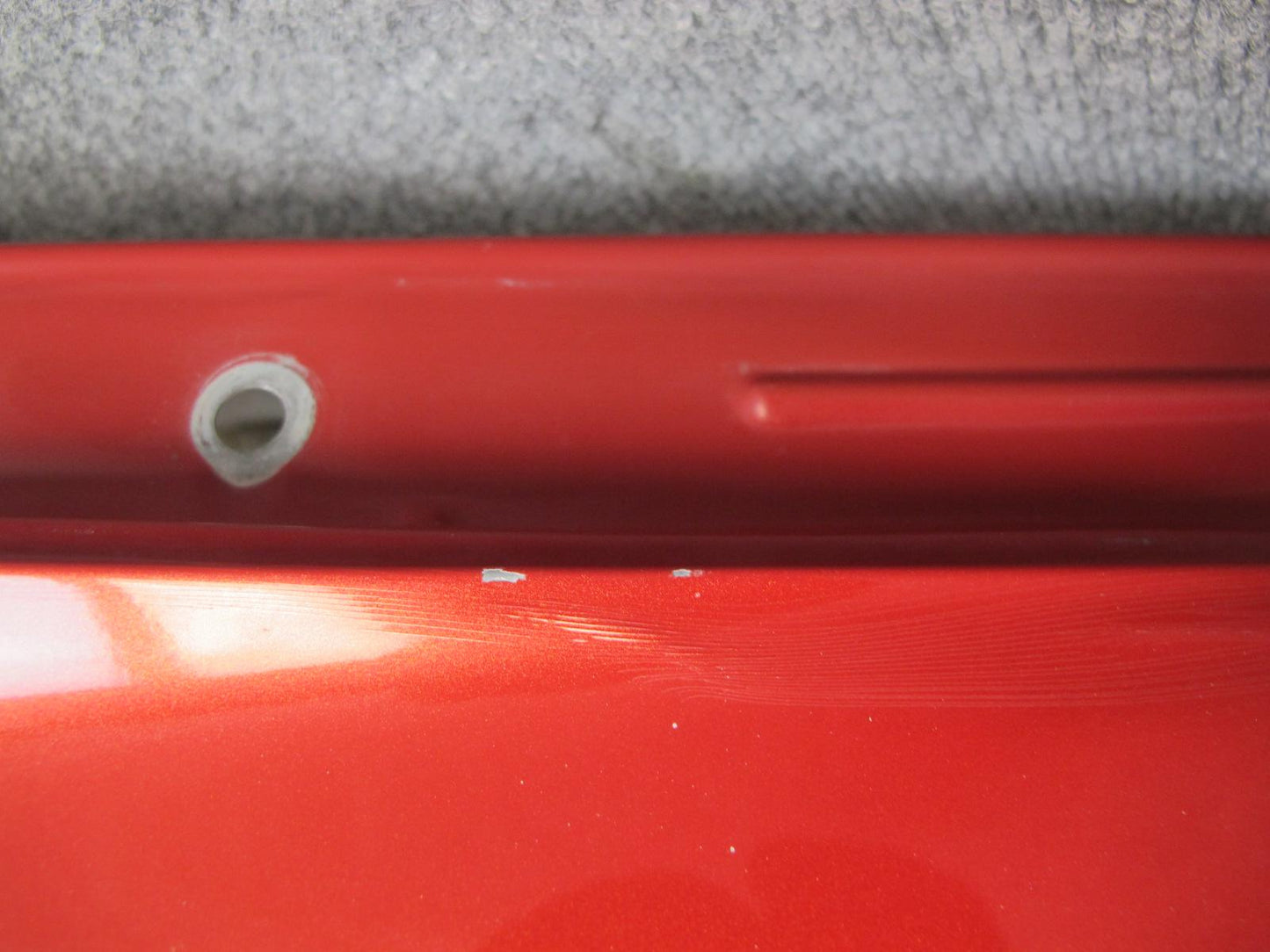 04-08 Mazda RX8 Front Right Passenger Side Fender Shell Panel Cover RED OEM
