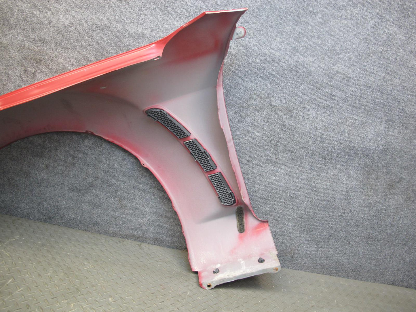 04-08 Mazda RX8 Front Right Passenger Side Fender Shell Panel Cover RED OEM