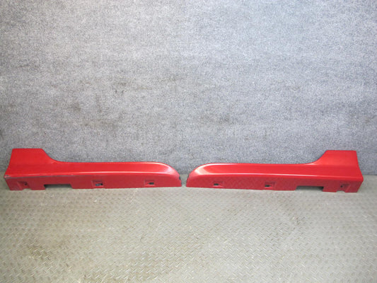 04-08 Mazda RX8 Side Skirt Rocker Panel Molding Set of 2 RED OEM