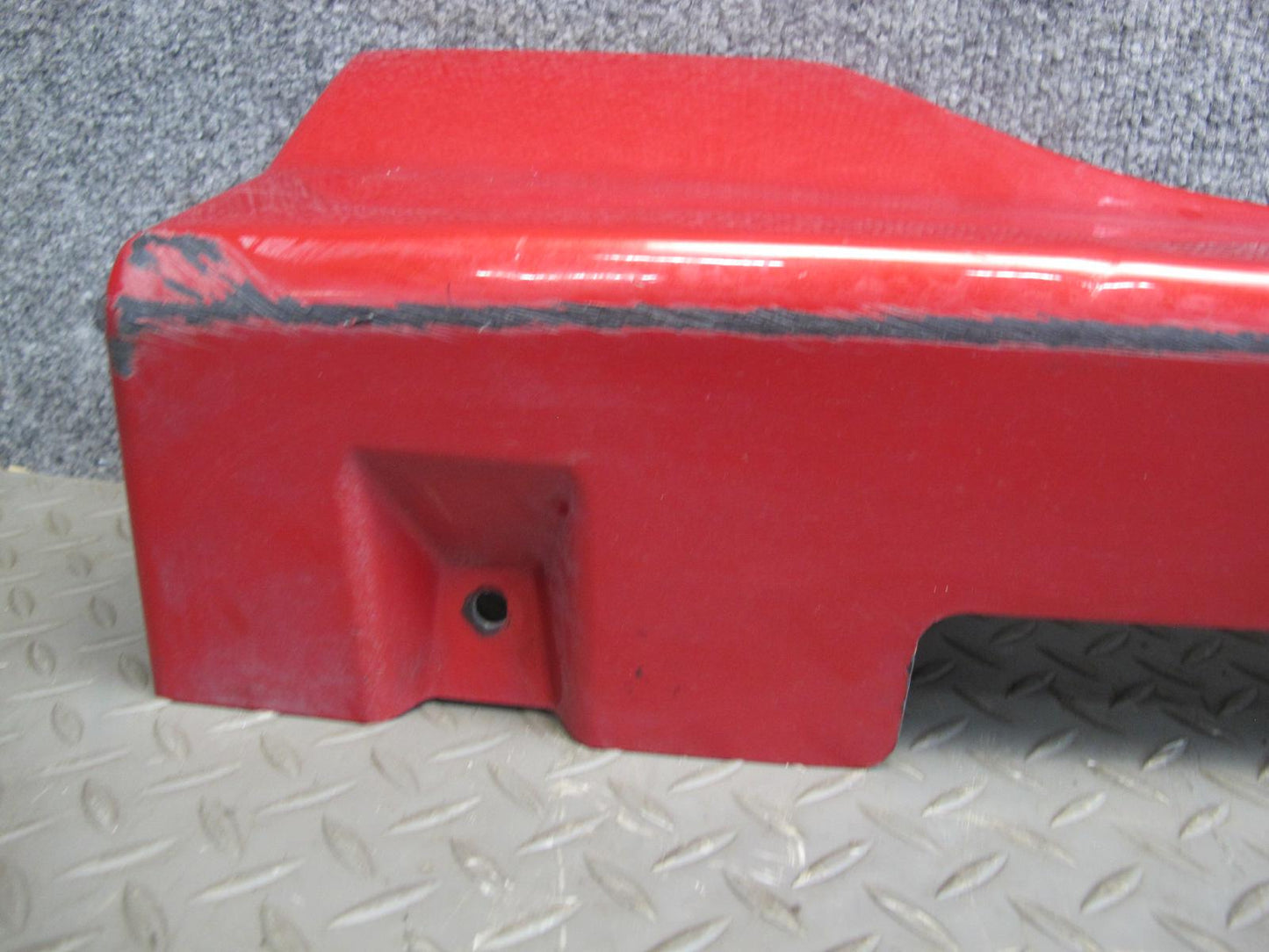 04-08 Mazda RX8 Side Skirt Rocker Panel Molding Set of 2 RED OEM