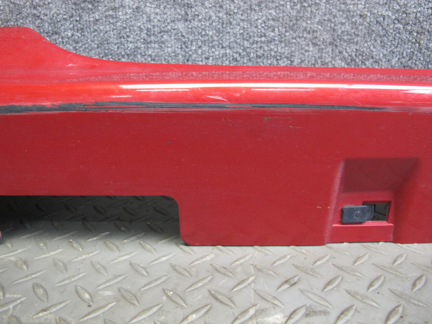 04-08 Mazda RX8 Side Skirt Rocker Panel Molding Set of 2 RED OEM