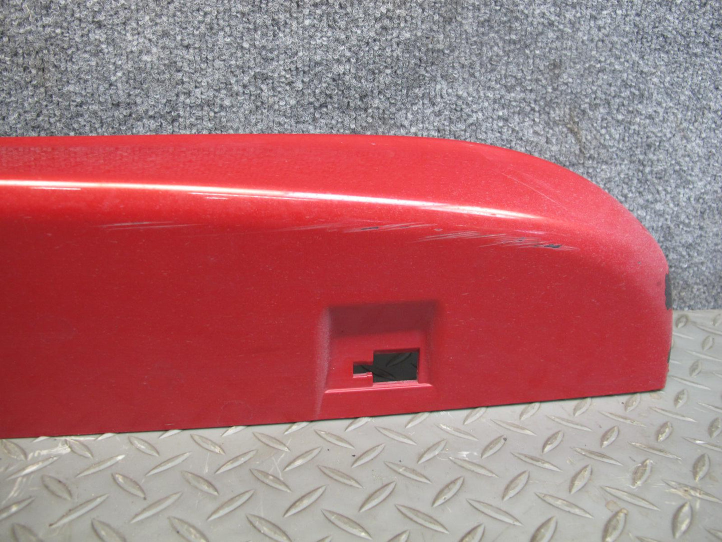 04-08 Mazda RX8 Side Skirt Rocker Panel Molding Set of 2 RED OEM