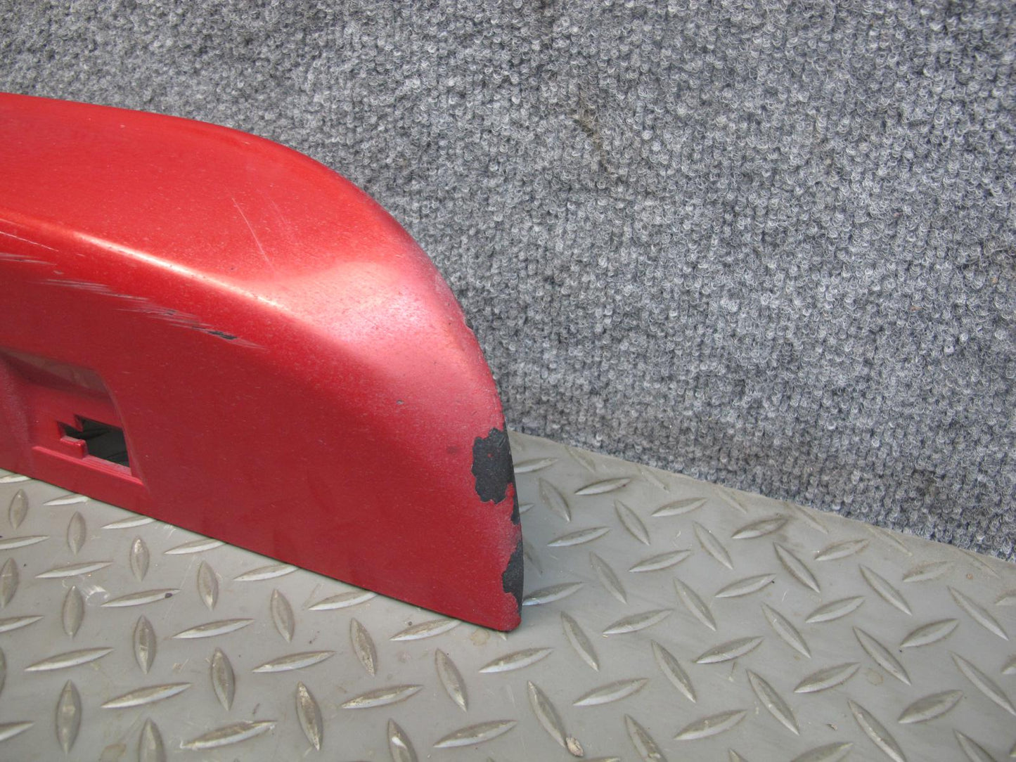 04-08 Mazda RX8 Side Skirt Rocker Panel Molding Set of 2 RED OEM